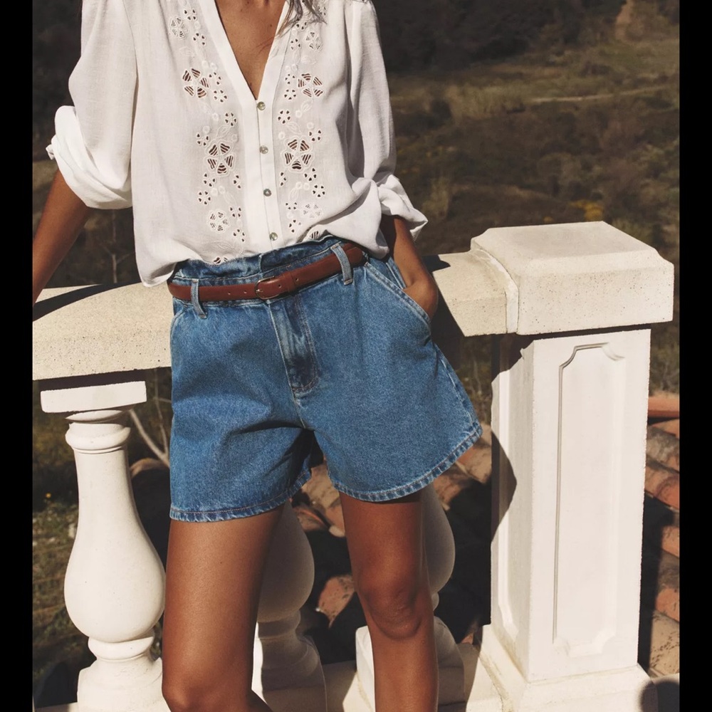 NWT Zara Denim Blue Women's Shorts